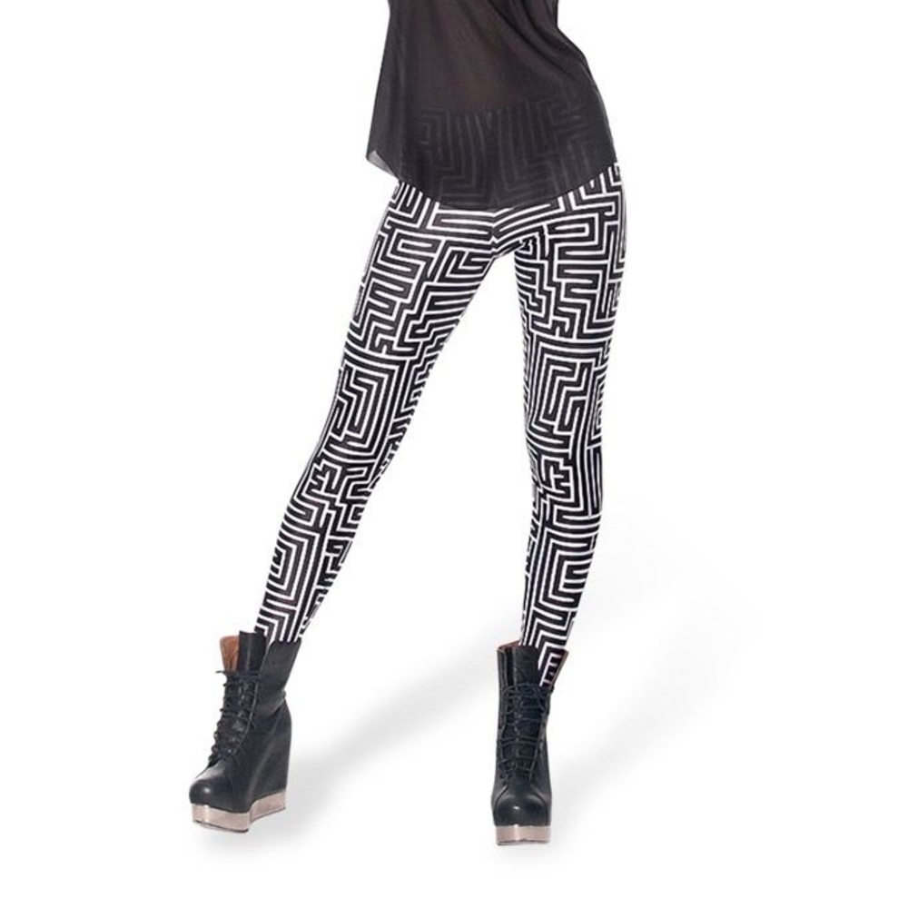 BlackMilk Clothing Maze Leggings